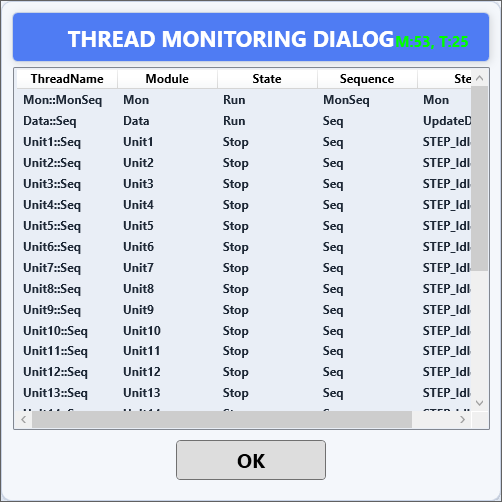 Task Monitor 화면